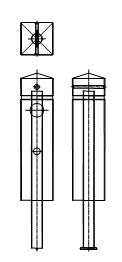 Invicta Protector Bollard