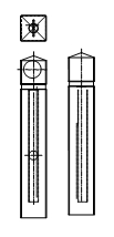 Medway Bollards - 1m