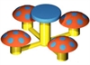 Image of Mushroom Table with 4 Seats